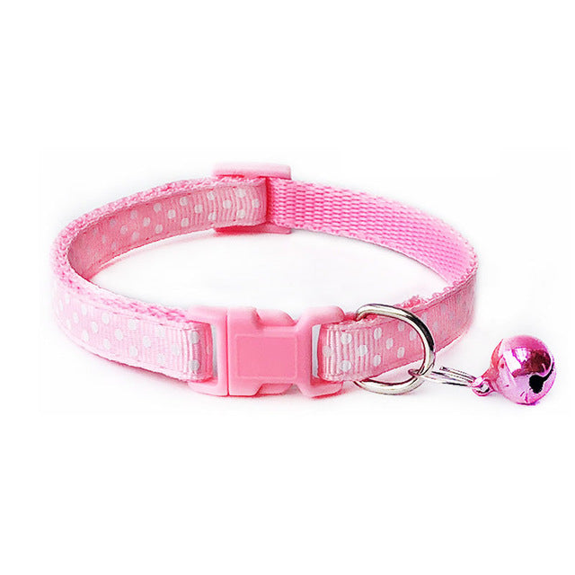 Nylon with Bell Pet Collar (adjustable)