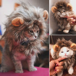 Funny Cute Pet Cat Costume Lion Mane