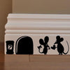 Cute Mouse wall decal vinyl sticker set