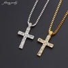 Gold Color Cross Pendant Necklace