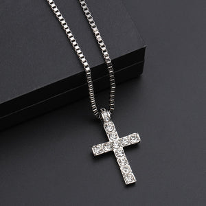 Gold Color Cross Pendant Necklace