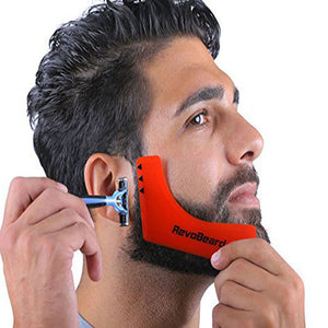 Men's Beard Shaping Styling Comb Shaping Tool Mustache Face Irregular Shaving Gifts