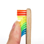 Wooden Handle With Soft Hair Rainbow Toothbrush