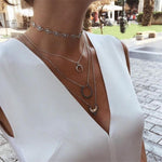 19" Boho Necklaces BOHO Vintage Gold Silver