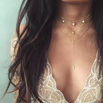 19" Boho Necklaces BOHO Vintage Gold Silver